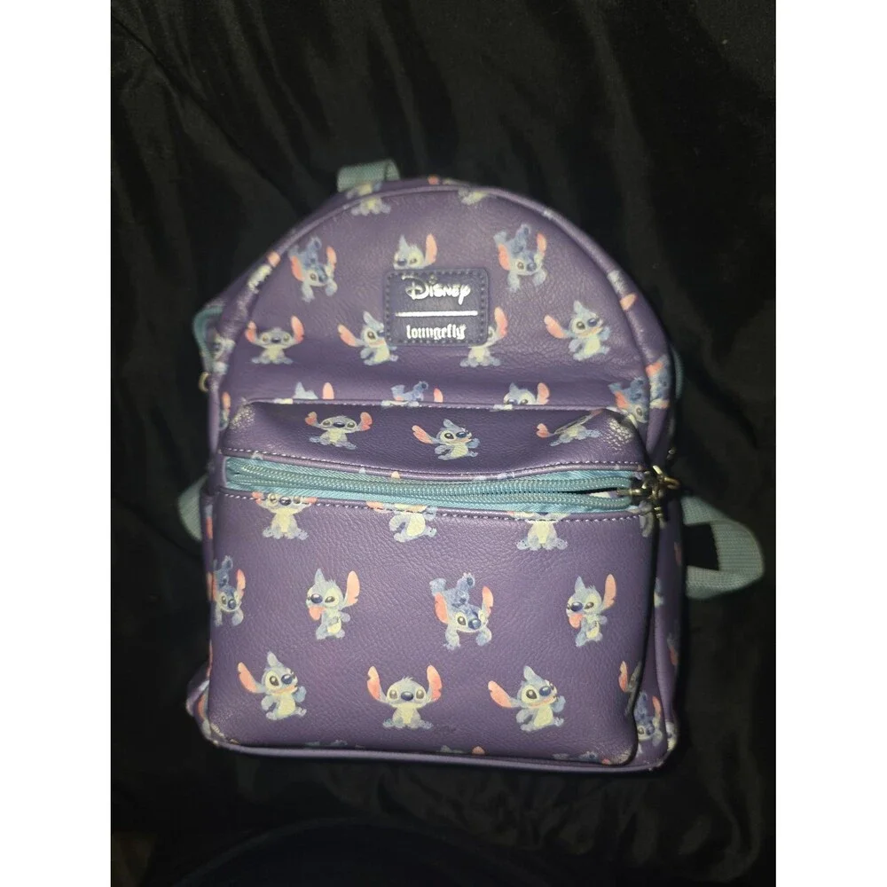 Loungefly Disney Lilo and stitch mini backpack bookbag bag tote!